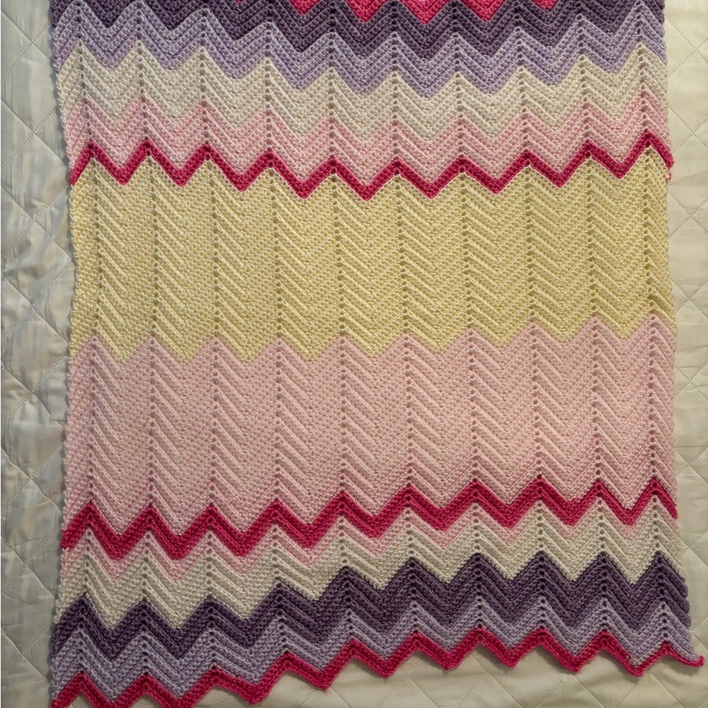 Handmade lap throw